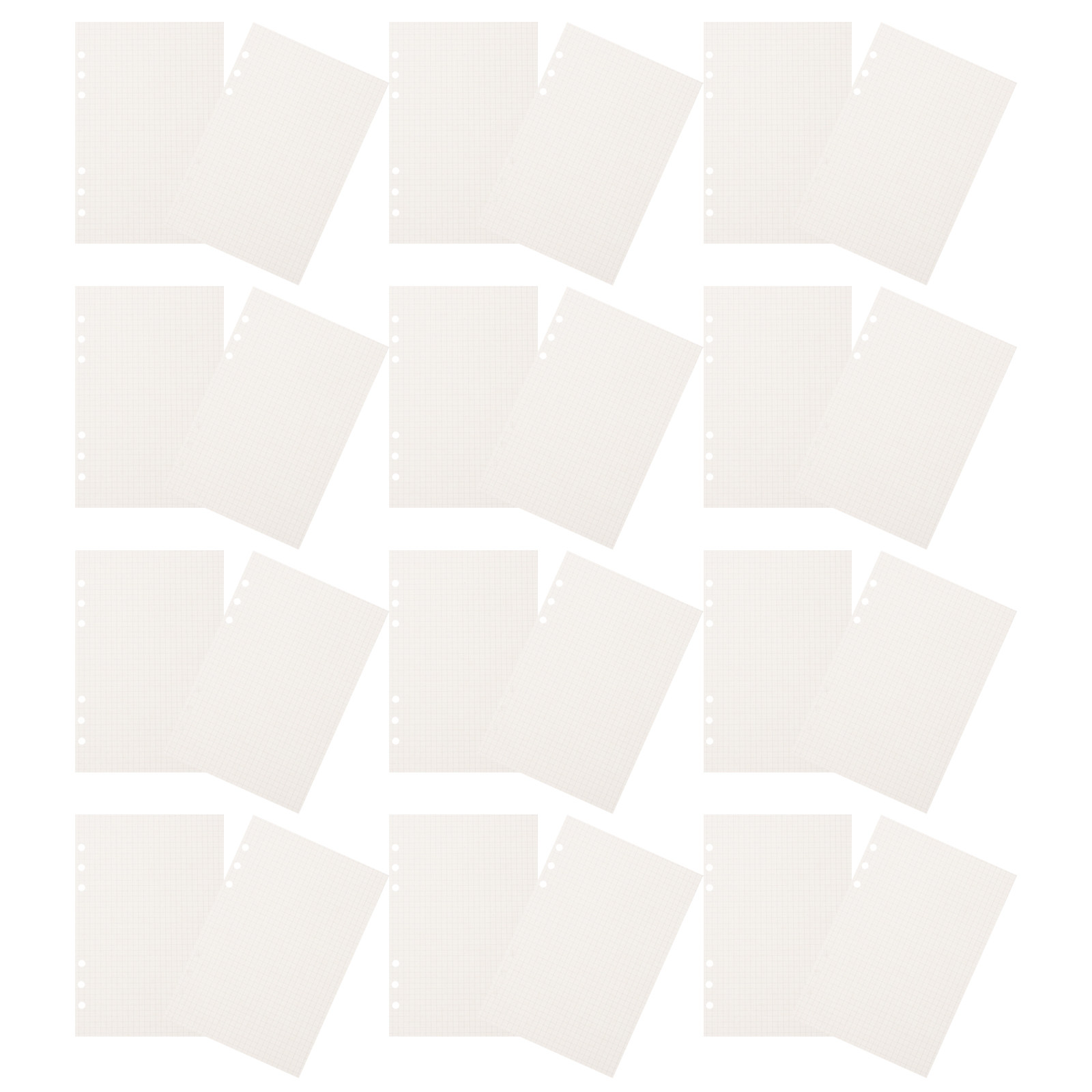 Planner Weekly Budget - 225 Stück A5 6-Loch Planer-Nachfüllpapier Lose