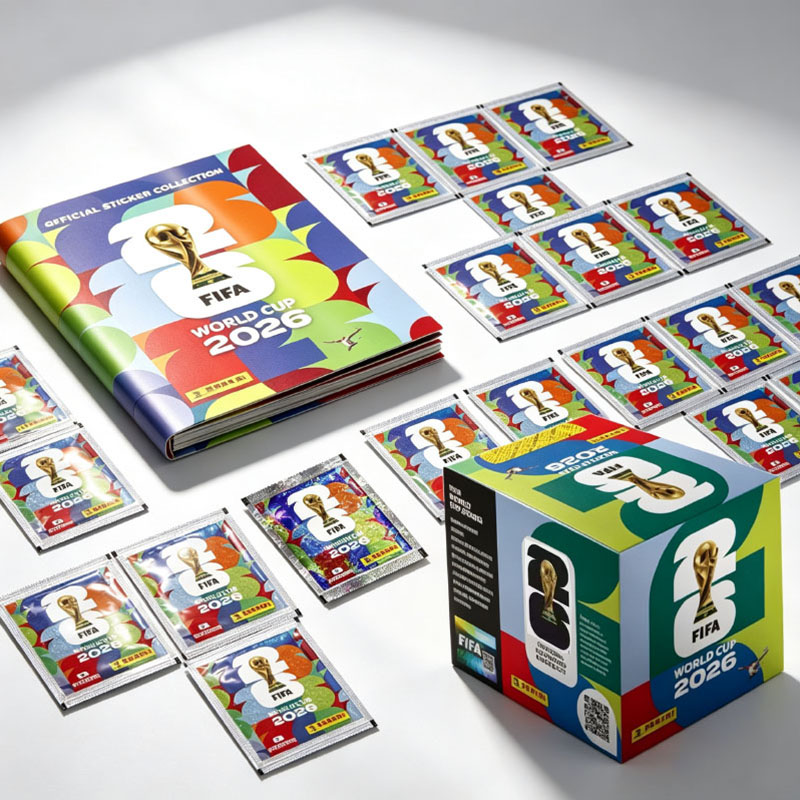 Cardstock Paper Pack - Panini 2026 FIFA Weltmeisterschaft Sammelsticker-Paket Sportkarten-Kollektion