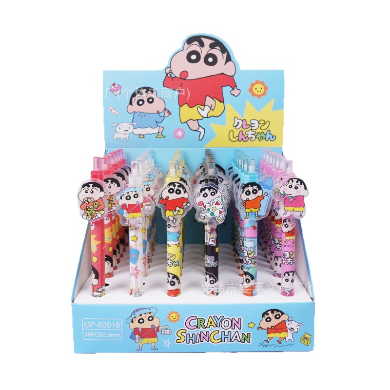 Fountain Pen Ink - 48 Stück/Box Crayon Shinchan Gelschreiber Cartoon