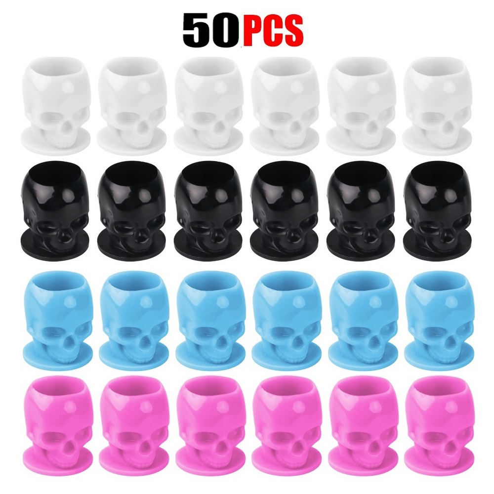 Calligraphy Ink Bottle - 50 Stück Safe Skull Design Tattoo