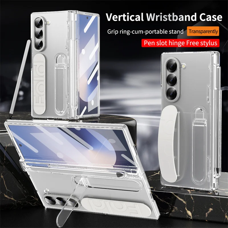 Stationery Supply - Luxuriöse Handgelenkband-Halterung, Scharnier-Telefonhülle für Samsung Galaxy