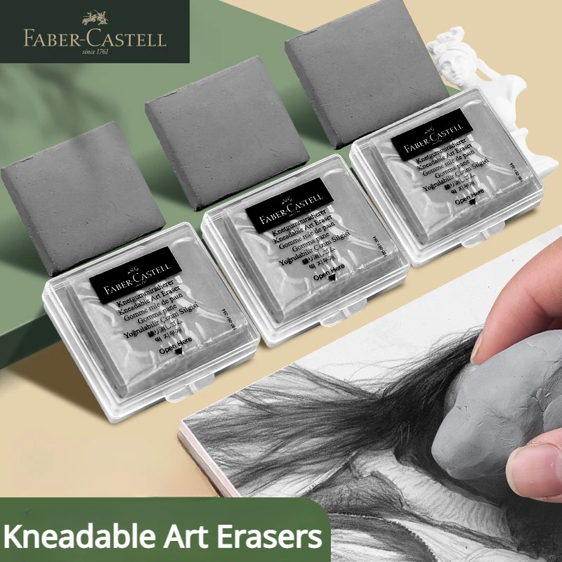 Rubber Eraser Kneaded - Faber-Castell 2 Stück geknetete Radiergummis zum