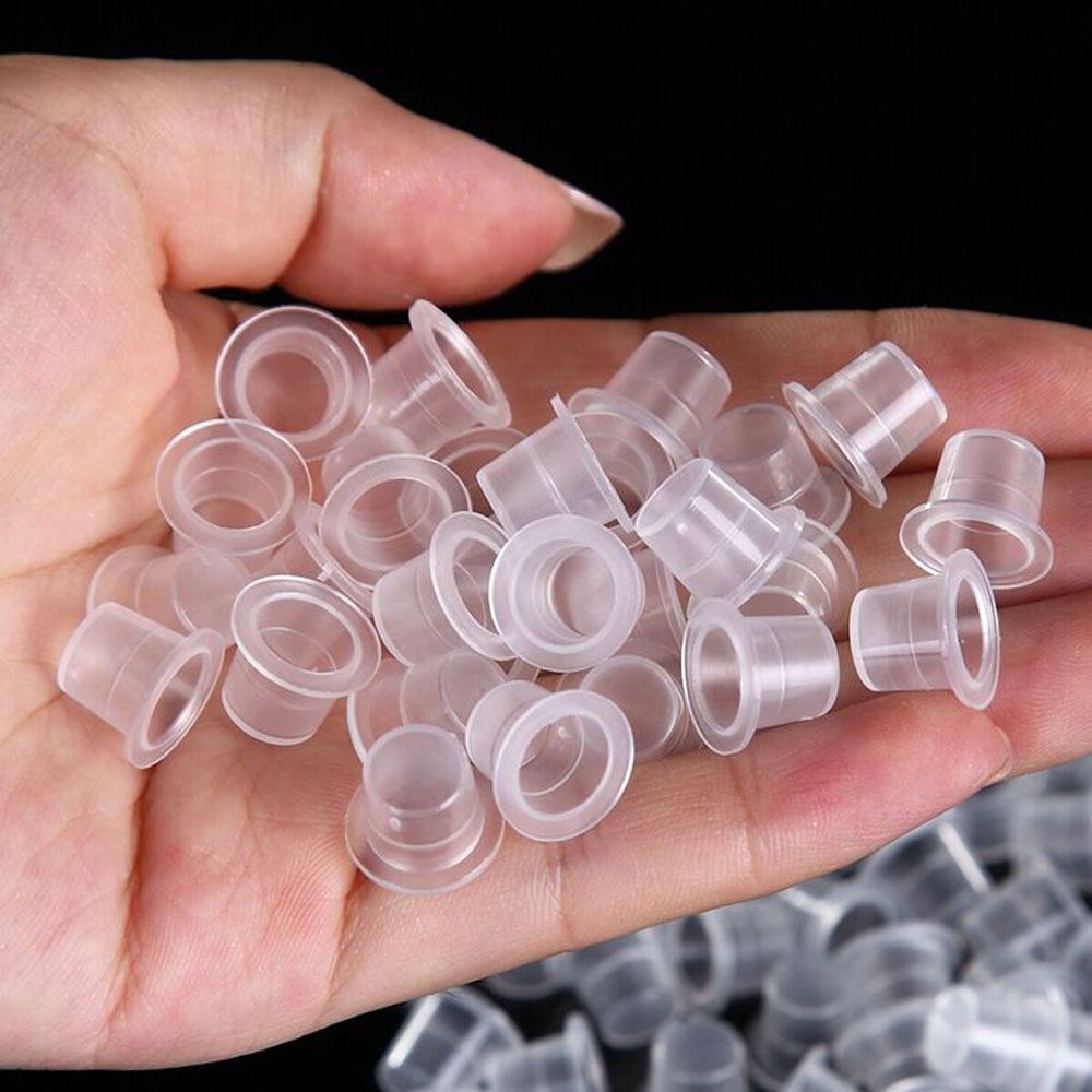 100 stücke transparente Tattoo – Calligraphy Ink Bottle Bewertung und Preis