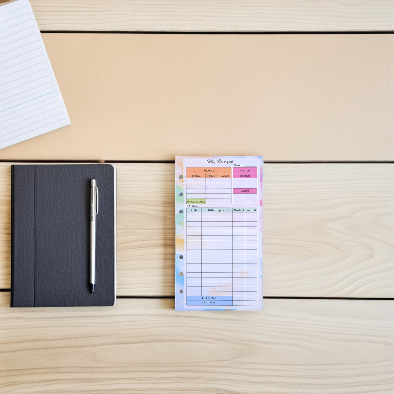 28 Blatt A6 Planer Nachfüllbar – Planner Weekly Budget Bewertung und Preis