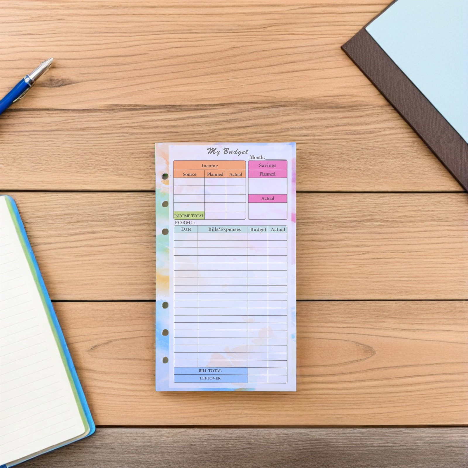 28 Blatt A6 Planer Nachfüllbar – Planner Weekly Budget Bewertung und Preis
