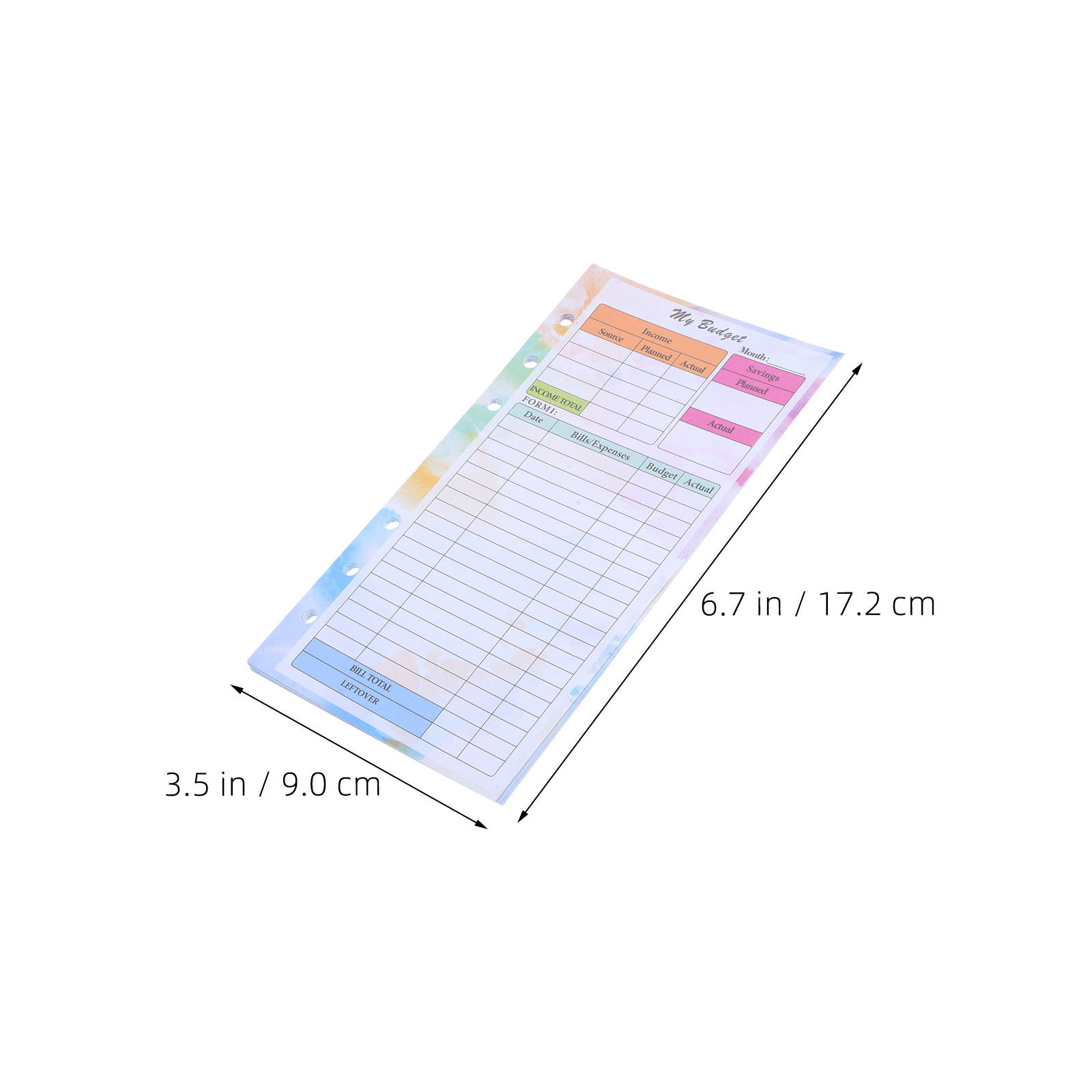 28 Blatt A6 Planer Nachfüllbar – Planner Weekly Budget Bewertung und Preis