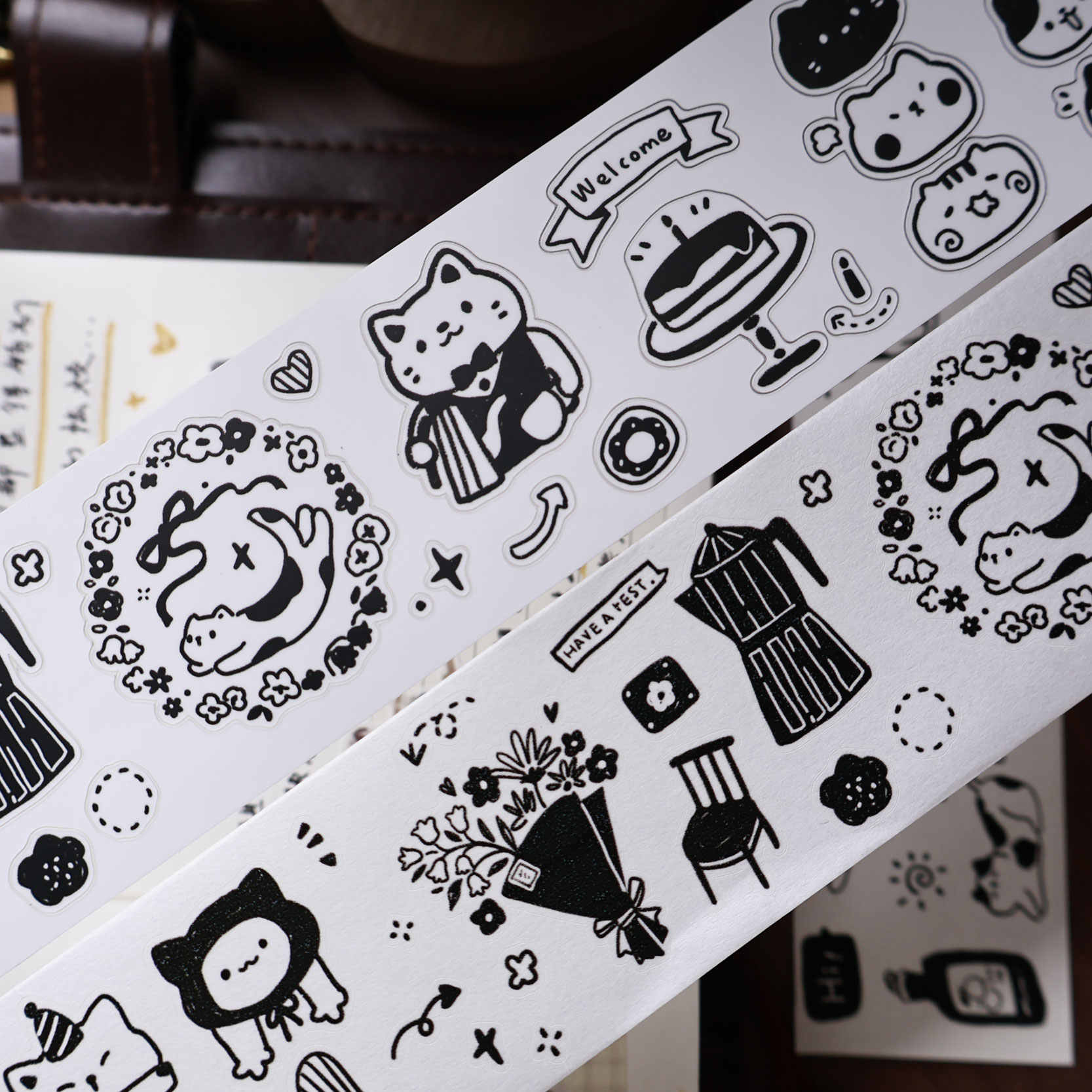 YiEr Studio Vintage Daily Cat' – Washi Tape Set Bewertung und Preis