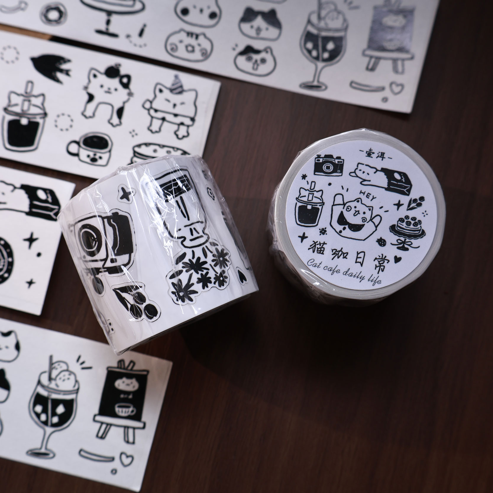 YiEr Studio Vintage Daily Cat' – Washi Tape Set Bewertung und Preis