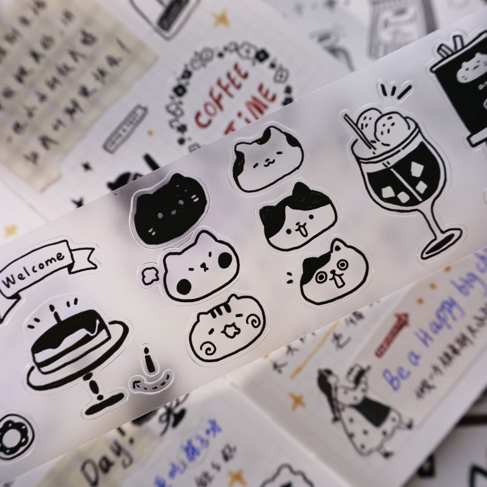 YiEr Studio Vintage Daily Cat' – Washi Tape Set Bewertung und Preis
