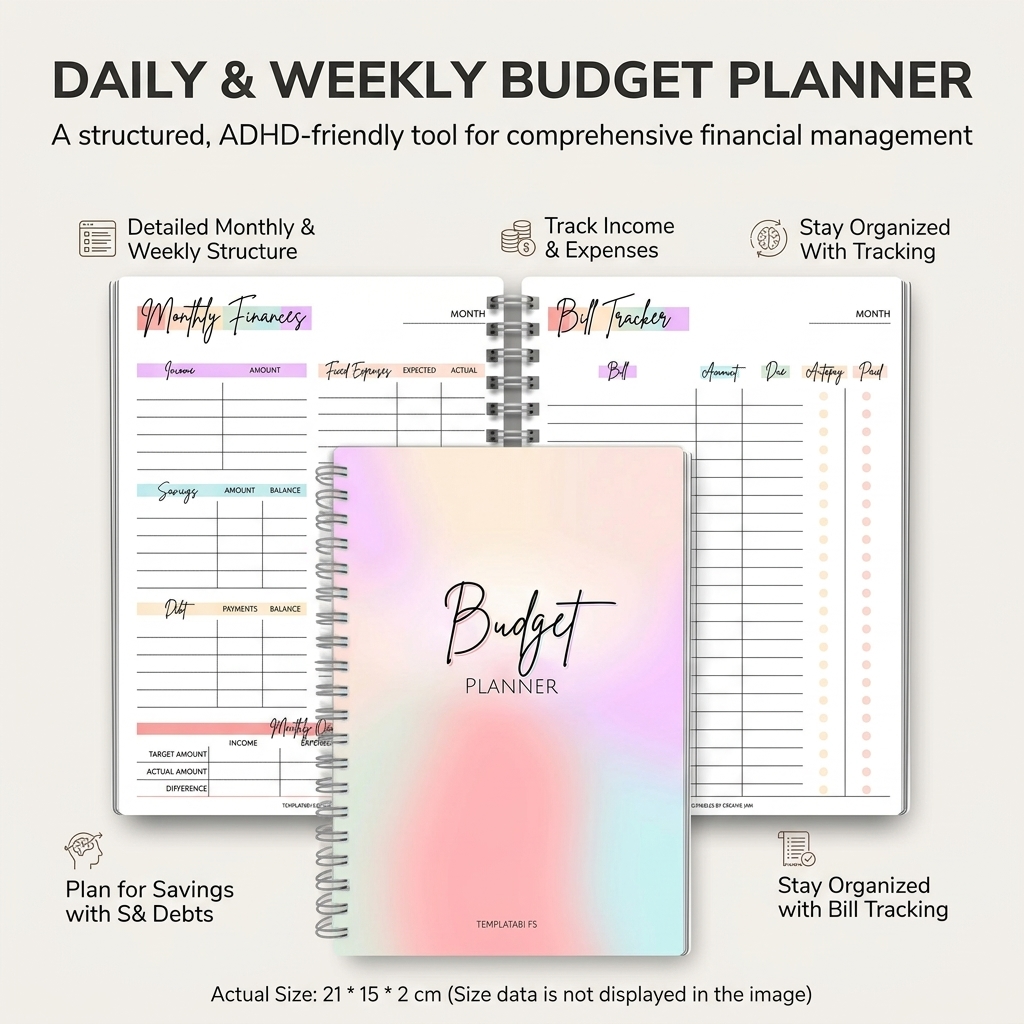 Tägliches Einkommen- und Ausga – Planner Weekly Budget Bewertung und Preis