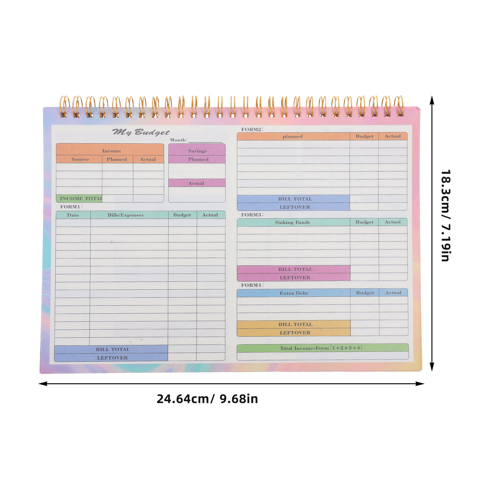 B5 Tägliches Wöchentliches Fin – Planner Weekly Budget Bewertung und Preis