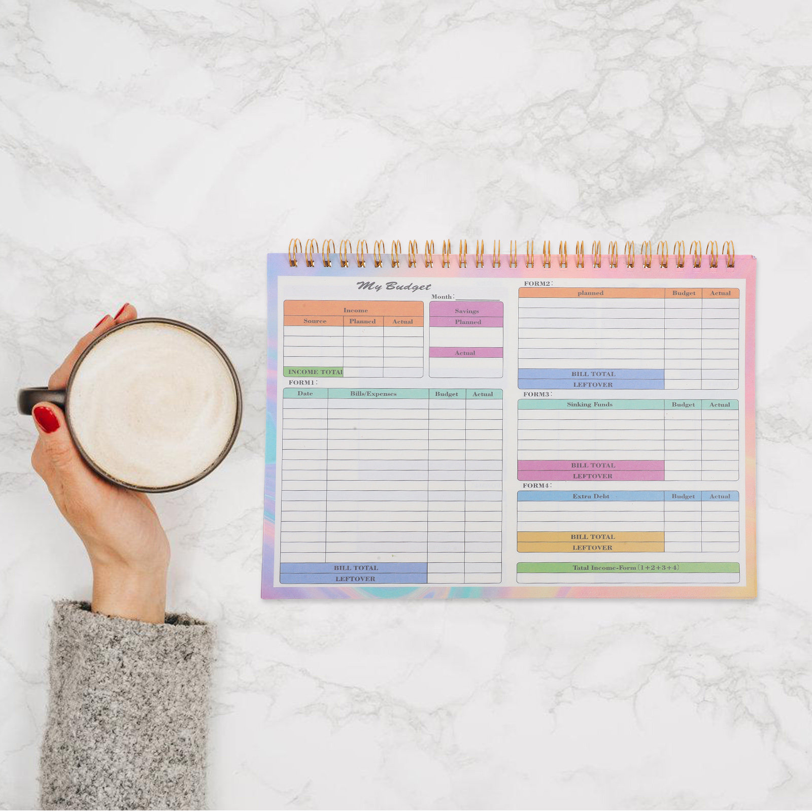 B5 Tägliches Wöchentliches Fin – Planner Weekly Budget Bewertung und Preis