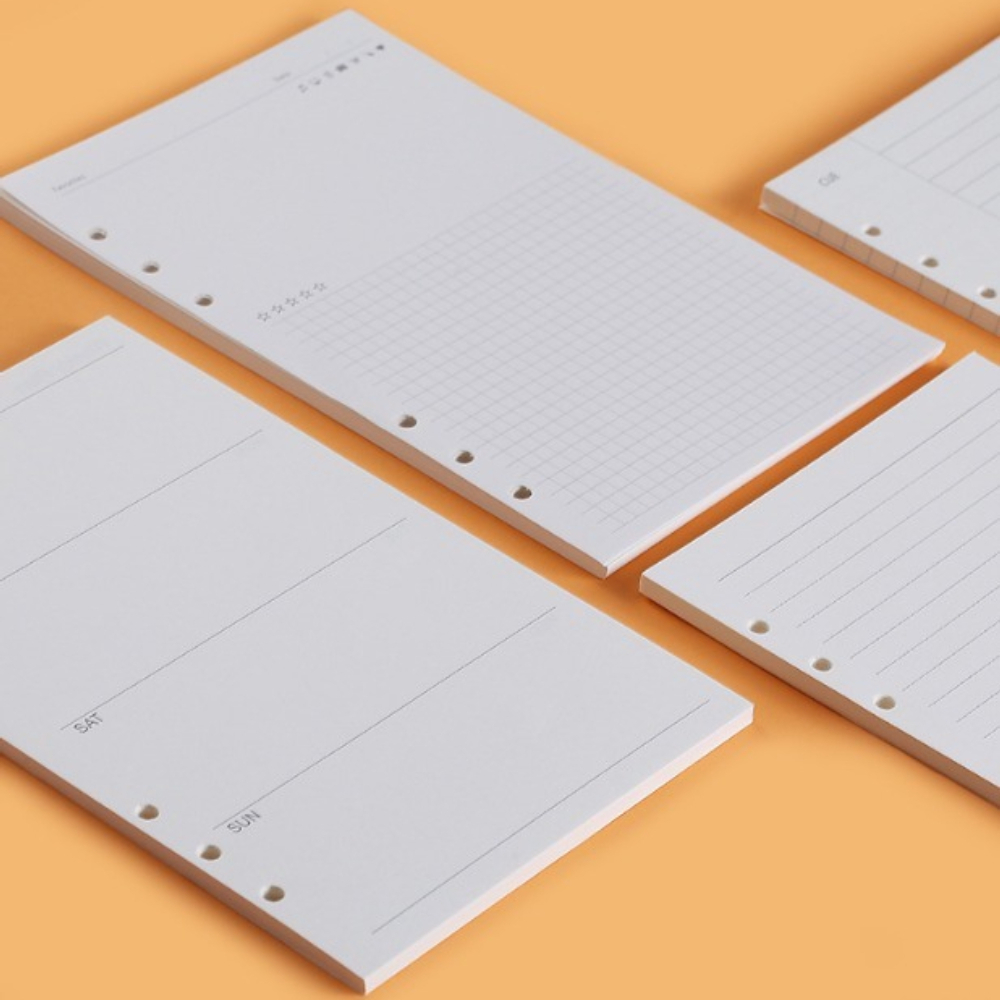 A5 A6 A7 Planer-Einlagen 6-Loc – Notebook Dotted A5 Bewertung und Preis