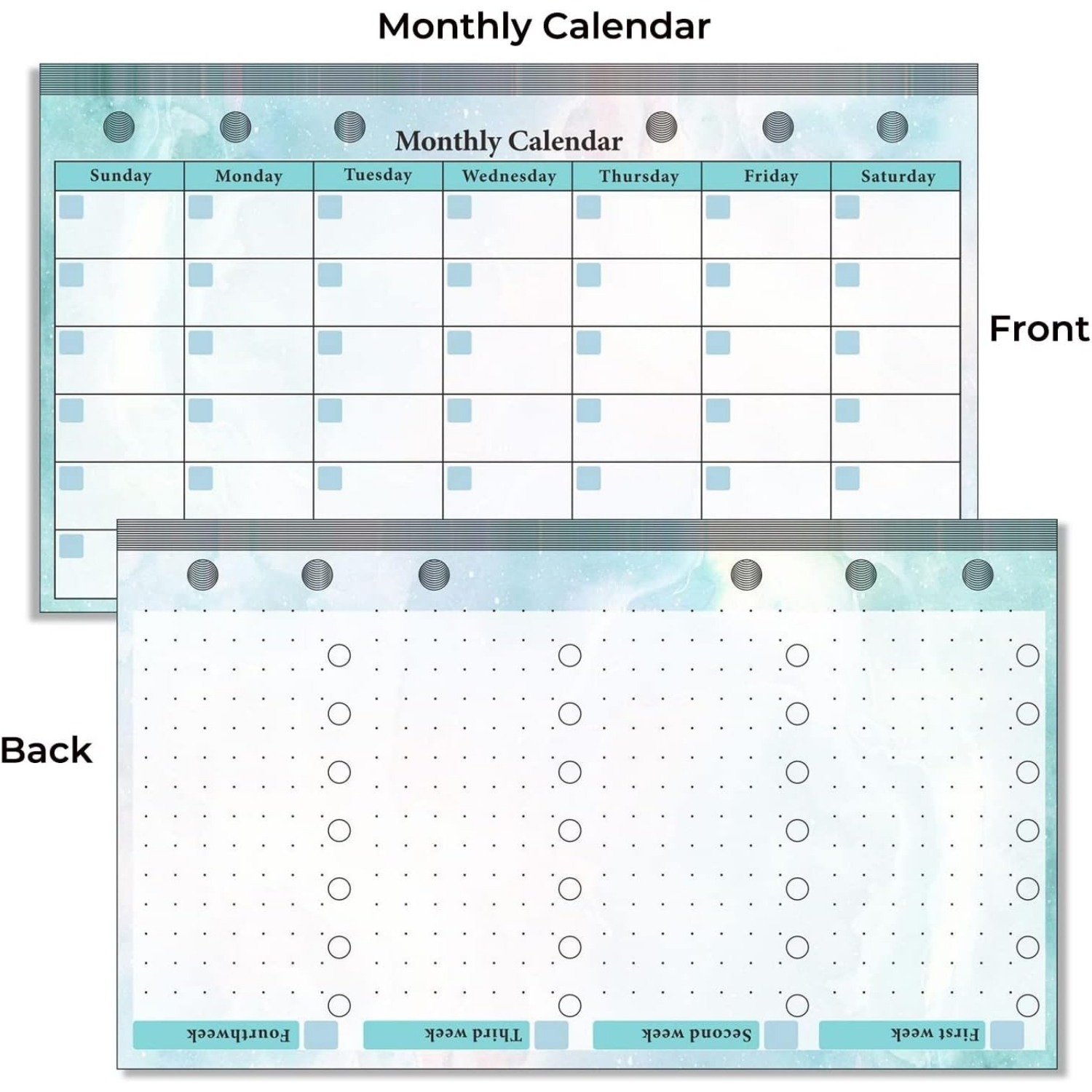 Set mit 6-Loch-A6-Ordnerminen  – Planner Weekly Budget Bewertung und Preis