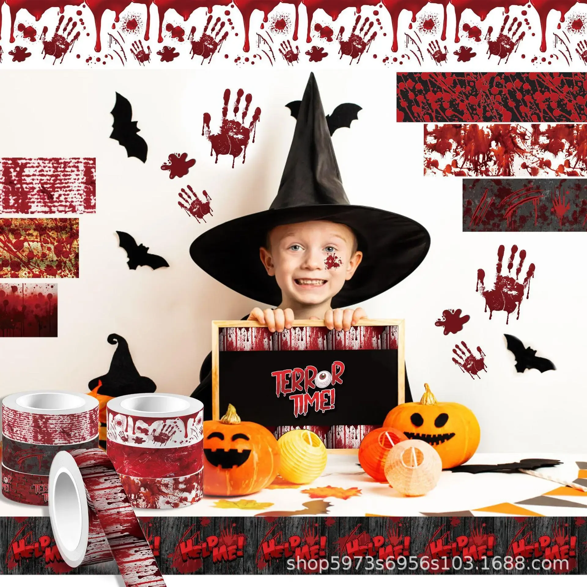 Halloween blutige Hand blutend – Washi Tape Set Bewertung und Preis