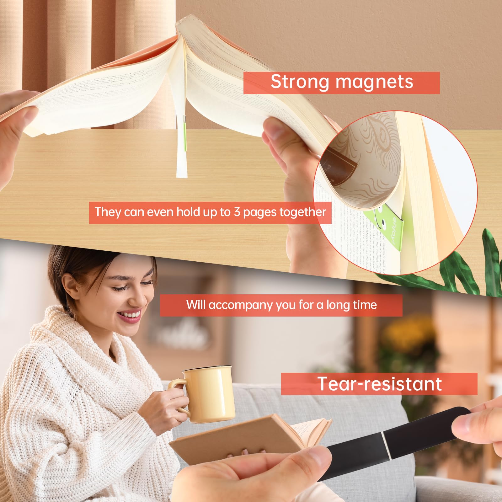18 Stück/30 Stück magnetische  – Bookmark Magnetic Clip Bewertung und Preis