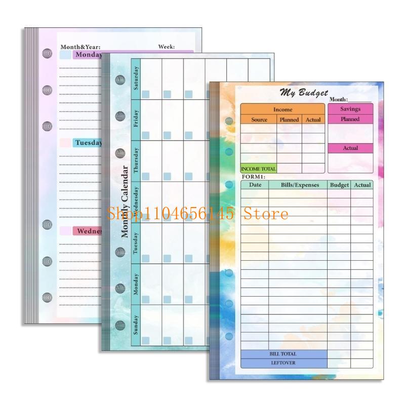 Loseblatt-Nachfüllpapier, lini – Planner Weekly Budget Bewertung und Preis