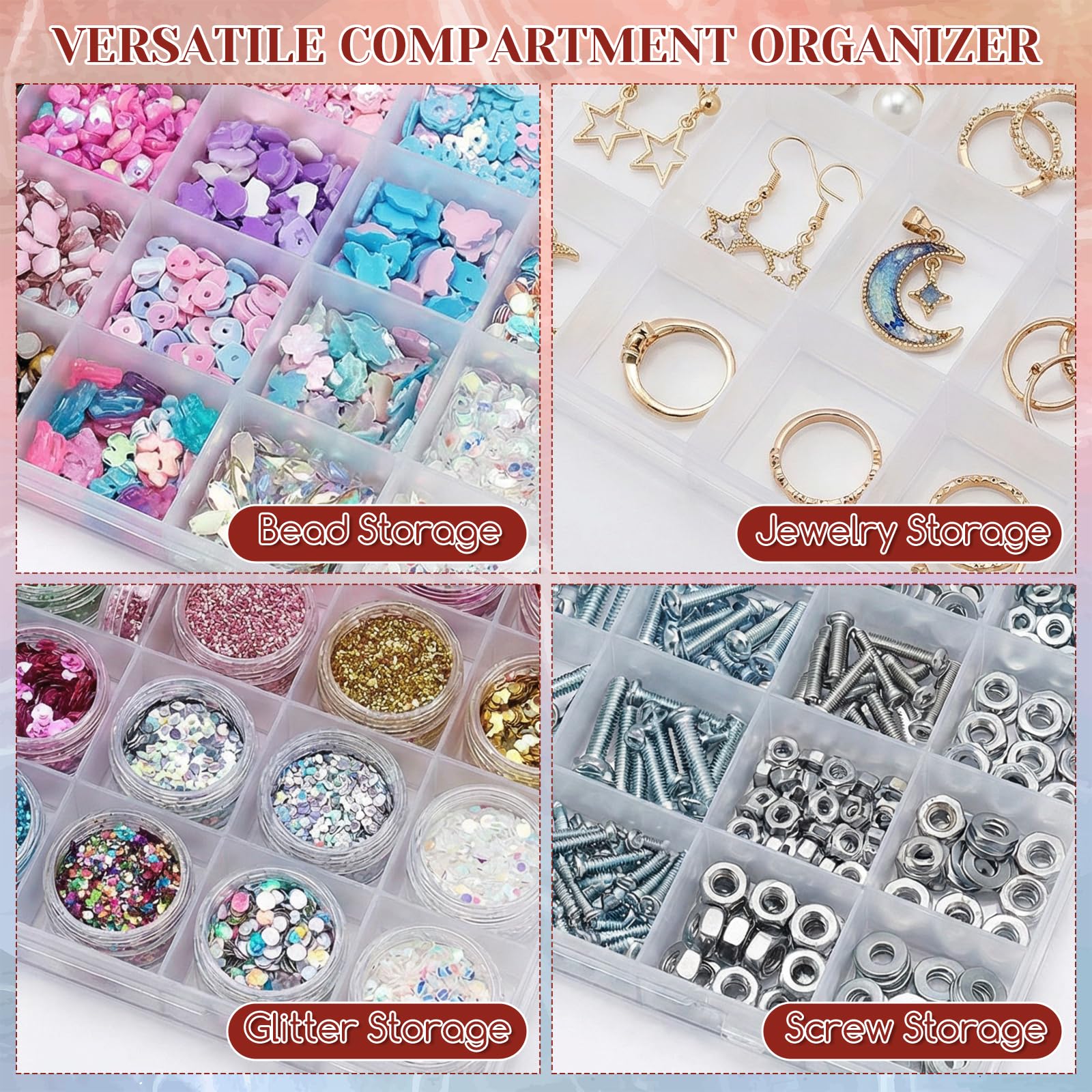 24-Fächer Kunststoff-Organizer – Washi Tape Set Bewertung und Preis