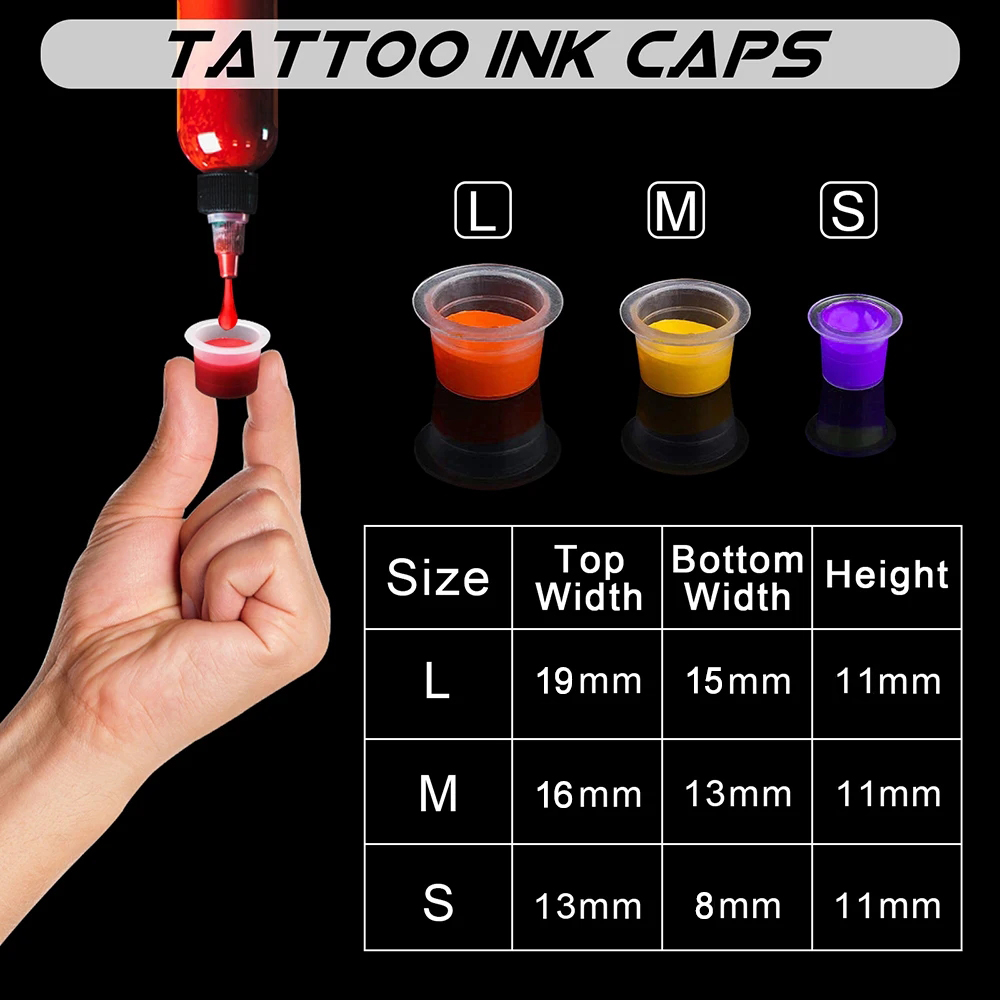 1000/100 Stück Einweg-Tattoo-T – Calligraphy Ink Bottle Bewertung und Preis