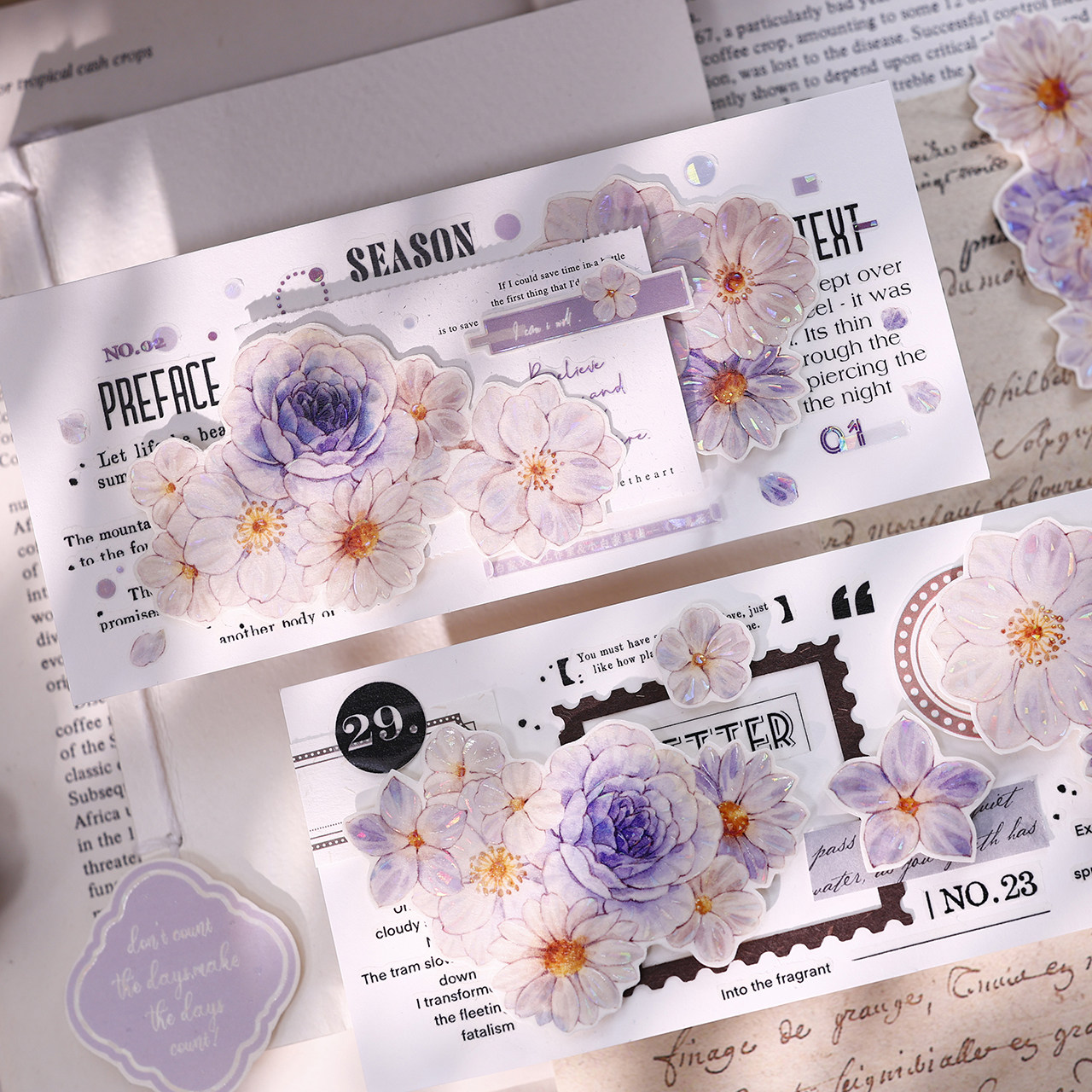XiaoBaiJia Studio Vintage Wash – Washi Tape Set Bewertung und Preis