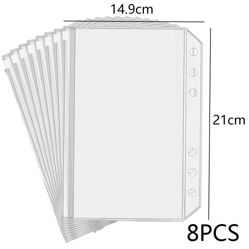 Neue 8-teilige PVC-Bindertasch – Portfolio Folder Zip Bewertung und Preis