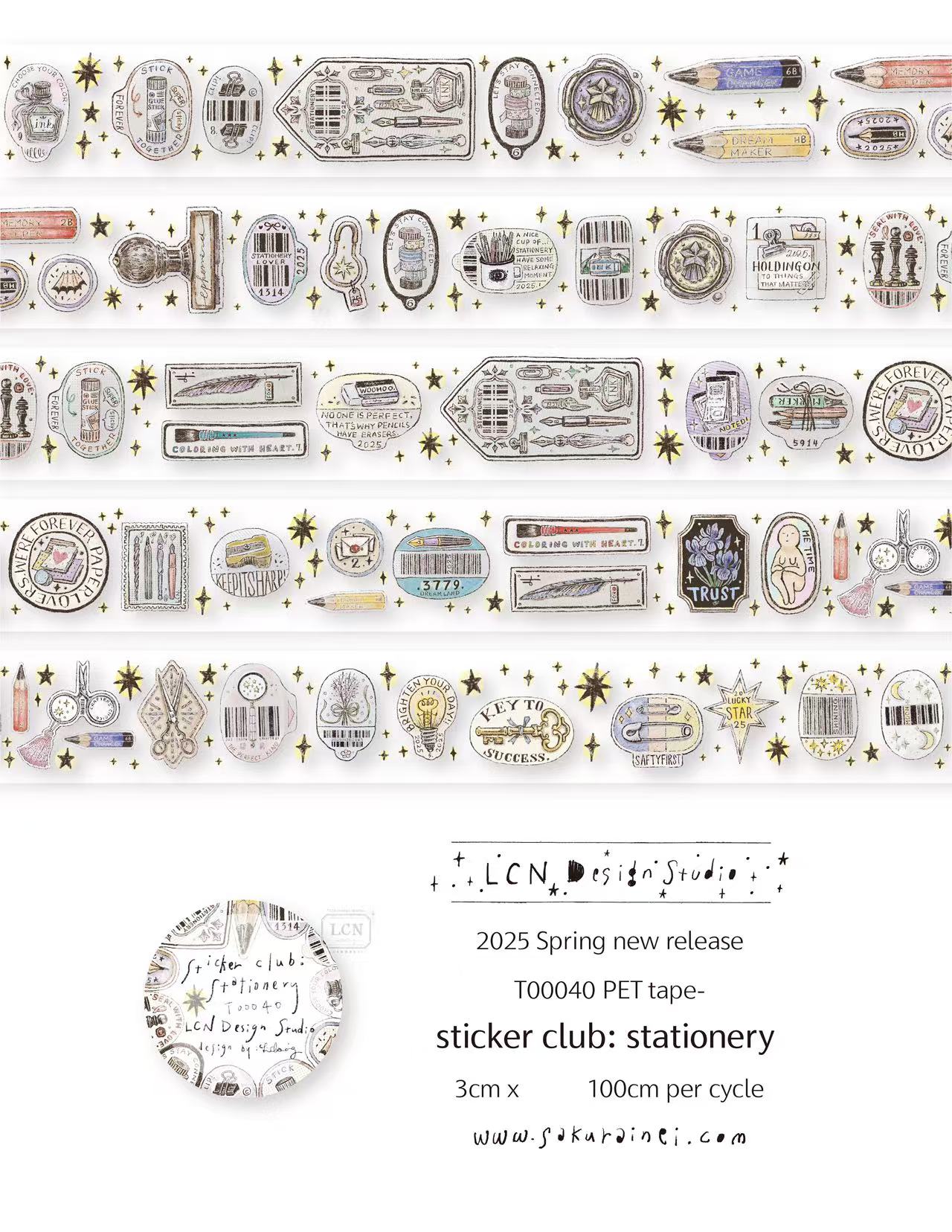 1 Loop LCN Vintage Aufkleber C – Washi Tape Set Bewertung und Preis