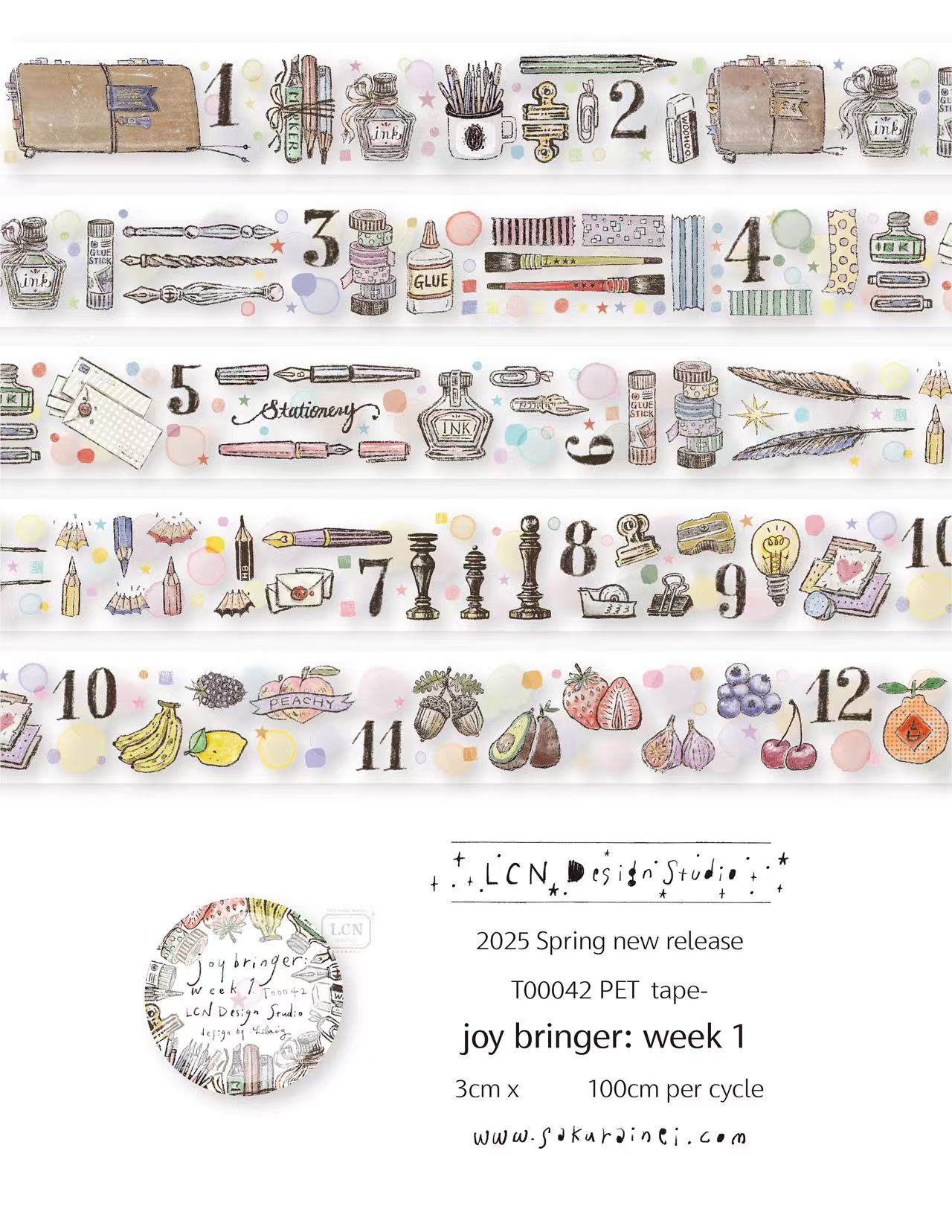 1 Loop LCN Vintage Aufkleber C – Washi Tape Set Bewertung und Preis