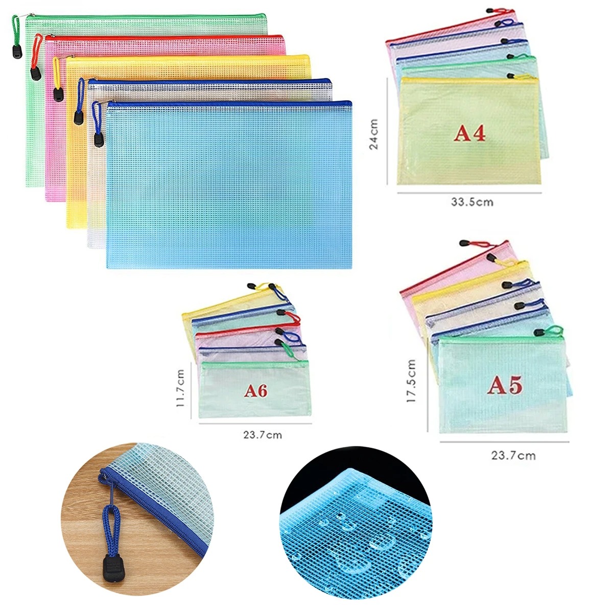 5/20/50/100 Stück Aufbewahrung – Portfolio Folder Zip Bewertung und Preis