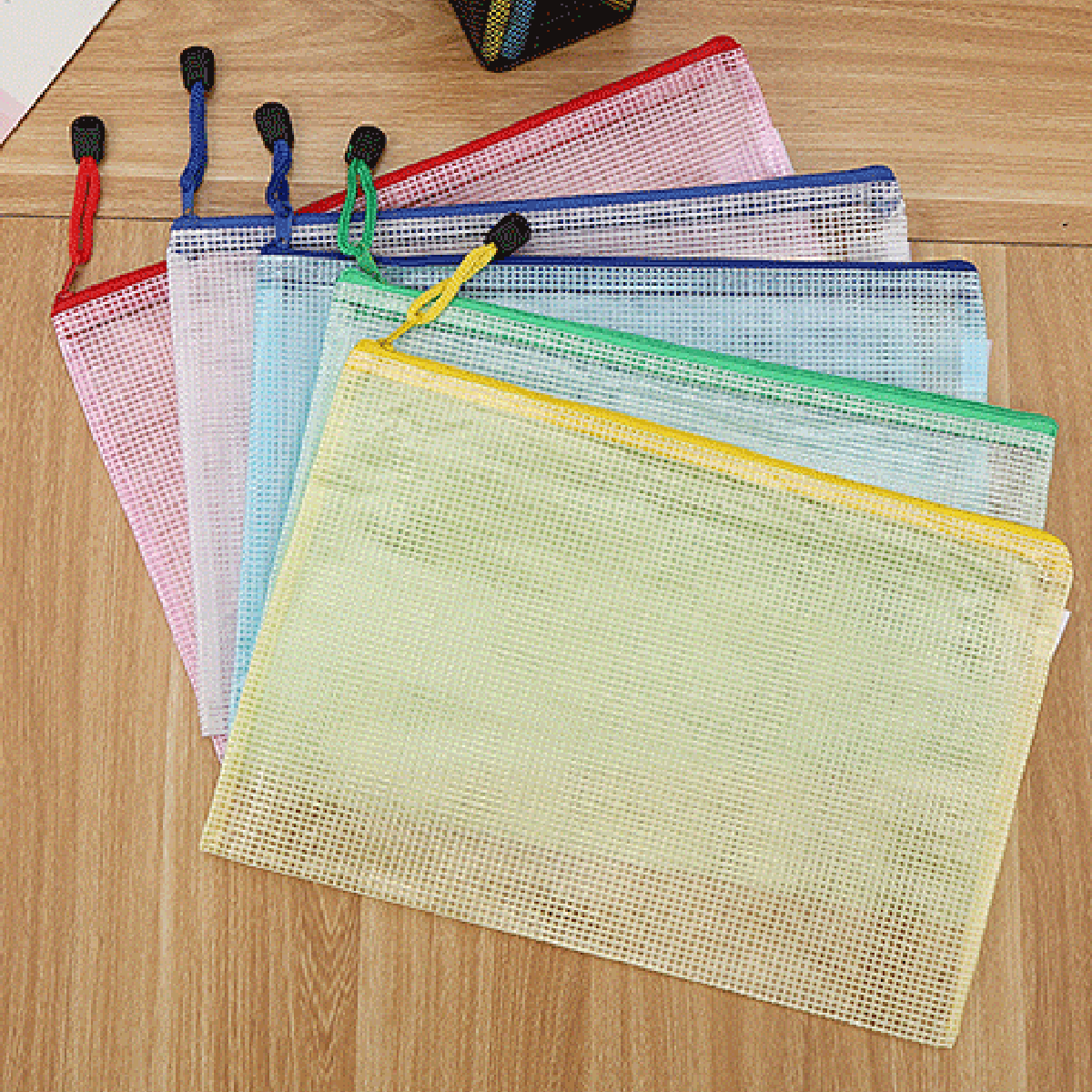 5PCS Schreibwaren Lagerung Ord – Portfolio Folder Zip Bewertung und Preis