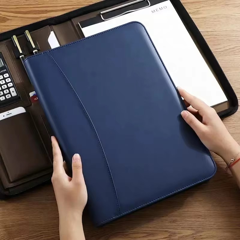 PU-Leder Portafolio A4 Dokumen – Portfolio Folder Zip Bewertung und Preis