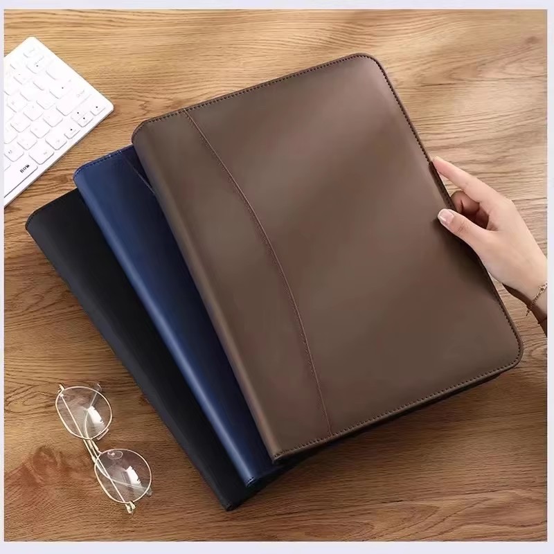 PU-Leder Portafolio A4 Dokumen – Portfolio Folder Zip Bewertung und Preis